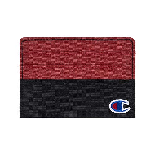 Champion Unisex Adult Graphic Card Case Wallet, Scarlet/Black, One Size US - Image 2