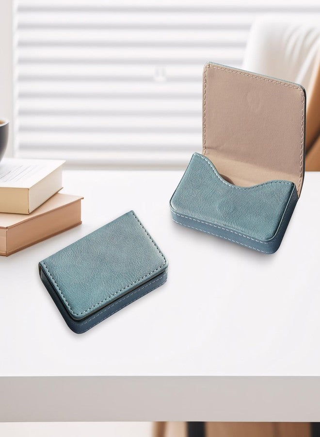 AI-DEE RFID Blocking Wallet - Minimalist Leather Business Credit Card Holder (Qyan) - Image 5