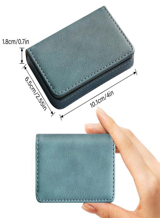 AI-DEE RFID Blocking Wallet - Minimalist Leather Business Credit Card Holder (Qyan) - Image 2
