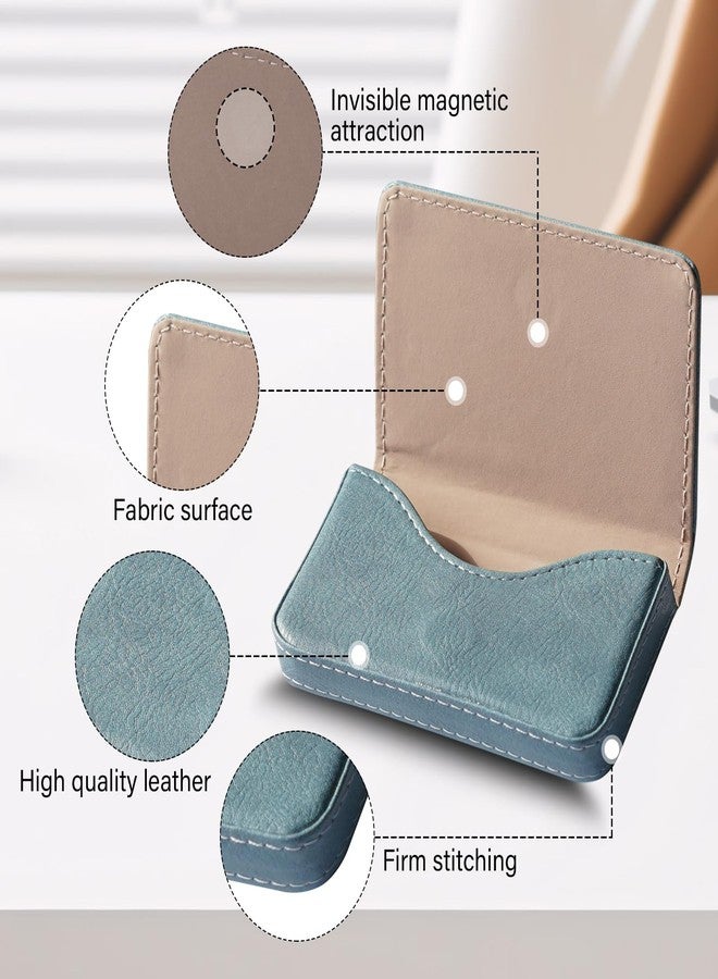 AI-DEE RFID Blocking Wallet - Minimalist Leather Business Credit Card Holder (Qyan) - Image 3
