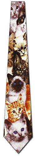 Steven Harris Cats Allover Tie Mens Necktie - Image 2