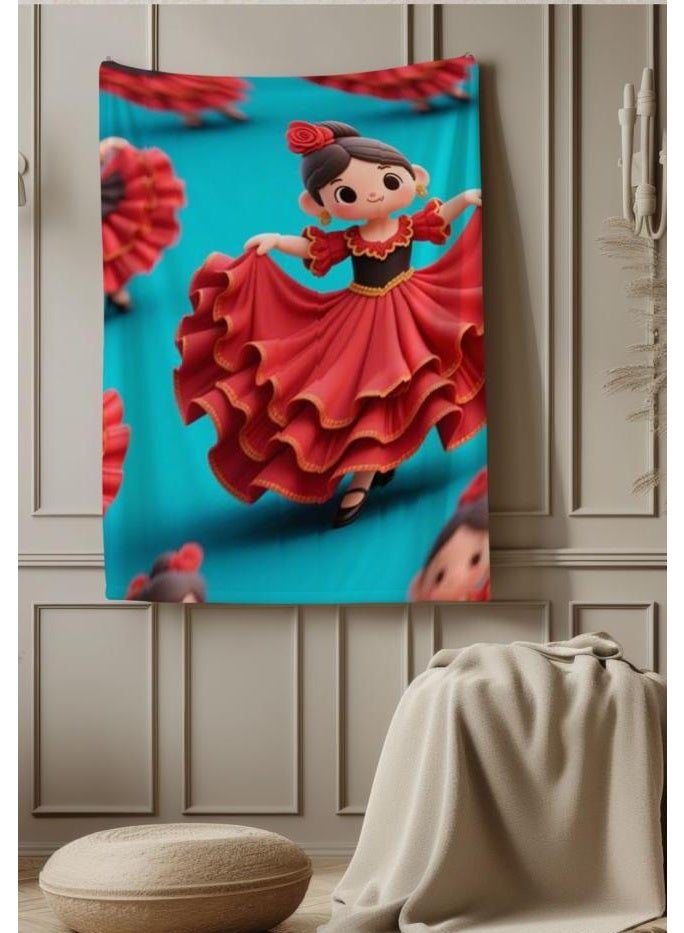 general Baby and children's cartoon flannel thin blanket (warm and comfortable, suitable for sleep, games) 70cm*100cm - Image 2