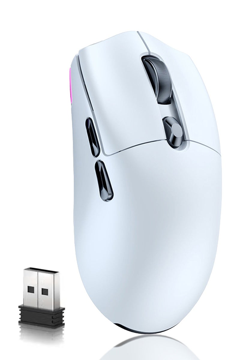 DRAKLAW Wireless Gaming Mouse with Tri-Mode 2.4G/USB-C Wired/Bluetooth, Lightweight Gaming Mouse,Rechargeable Wireless Mouse,Gaming Mice 12000 DPI,6 Programmable Buttons for PC/Laptop/Win/Mac  - Image 1
