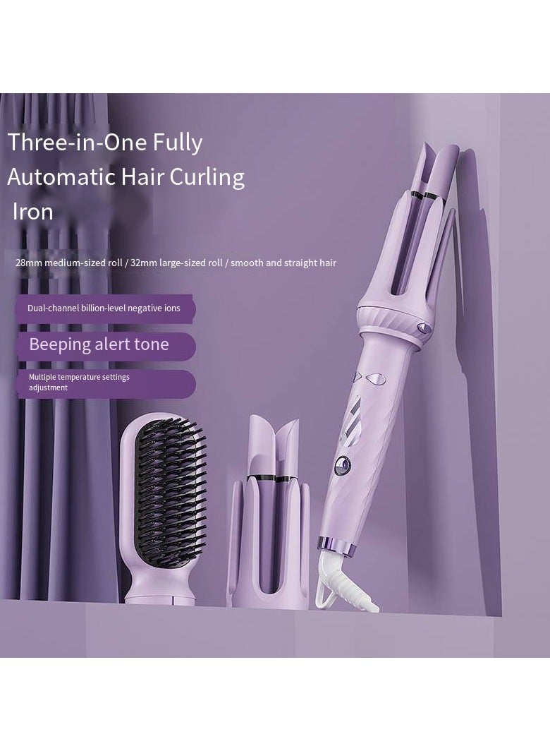 general Three-in-One Automatic Hair Curler Straightener, size 25mm/32mm, dual card slot Fengming indication