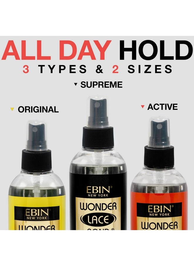 EBIN NEW YORK Wonder Lace Bond Lace Melt Spray 3.39Oz 100Ml Extreme Firm Hold (Active) No Reside Long Lasting Formula With Protecting Edges  - Image 3