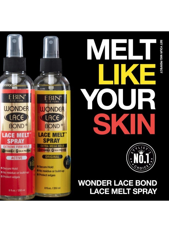 EBIN NEW YORK Wonder Lace Bond Lace Melt Spray 3.39Oz 100Ml Extreme Firm Hold (Active) No Reside Long Lasting Formula With Protecting Edges  - Image 2
