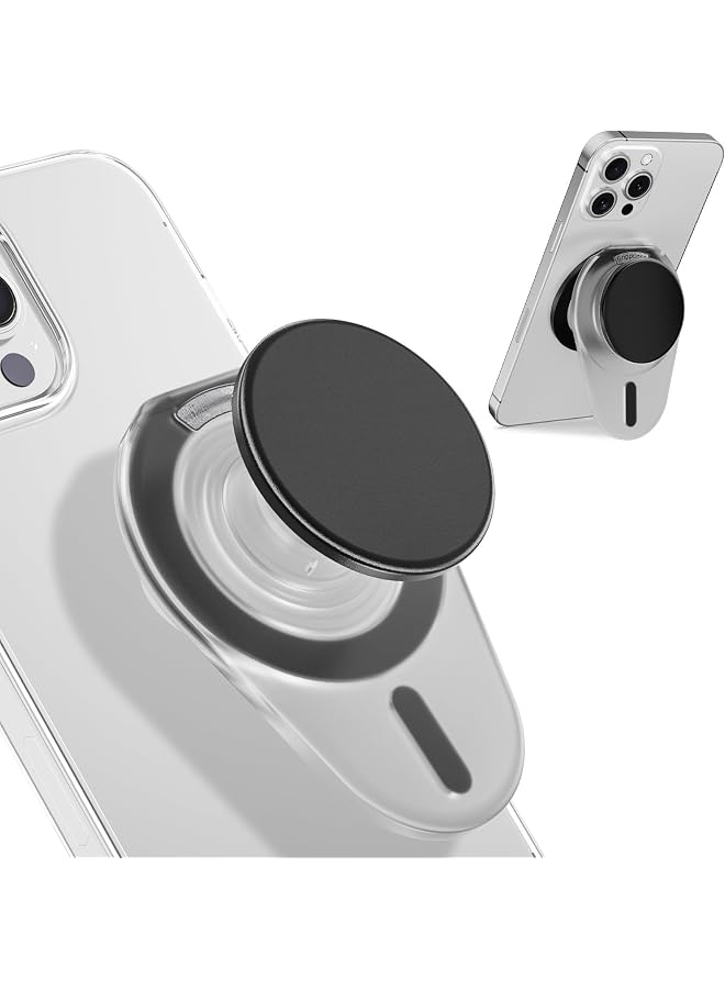 S-TOP Magnetic Phone Grip For Magsafe Phones- Phone Stand- Magnetic Finger Phone Grip- Phone Ring Grip- Magsafe Phone Grip Stand- Ring- Grip- Detachable Phone Grip- Adjustable Phone Grip- Universal - Image 1
