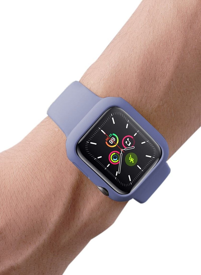 GULFLINK Silicone Watchbands 220mm Length with Protective Case Cover for Apple iWatch 7 45mm - Image 4