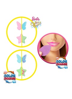 Barbie Doll Styling Head, Blonde Hair with 20+ Hair Styling Accessories Including Star & Butterfly Color Change Hair Clips  - Image 5