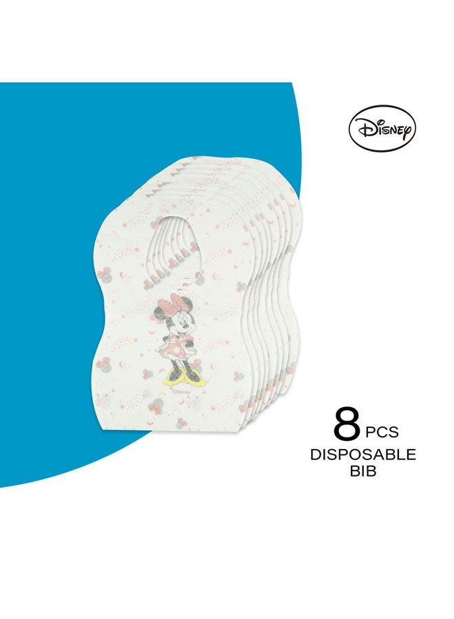 Disney 8-Piece Minnie Mouse Print Bibs - Image 3