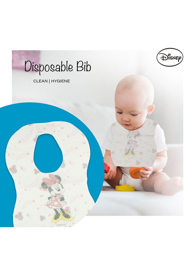 Disney 8-Piece Minnie Mouse Print Bibs - Image 4