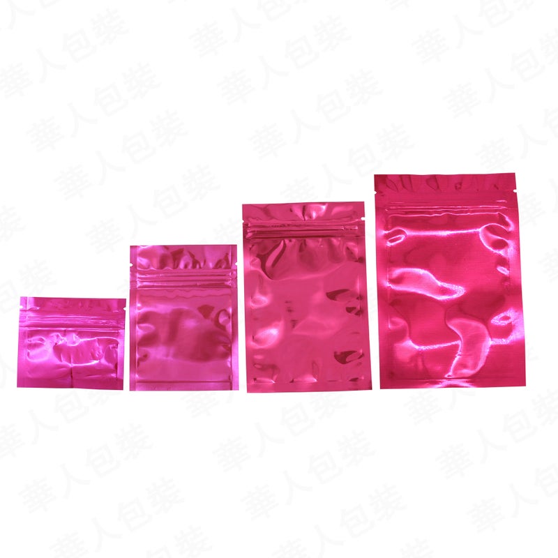 Double-Sided Bright Color Aluminum Foil Self-Sealing Bag Aluminized Sample Bag Powder Cosmetic Food Packaging Bag - Image 1