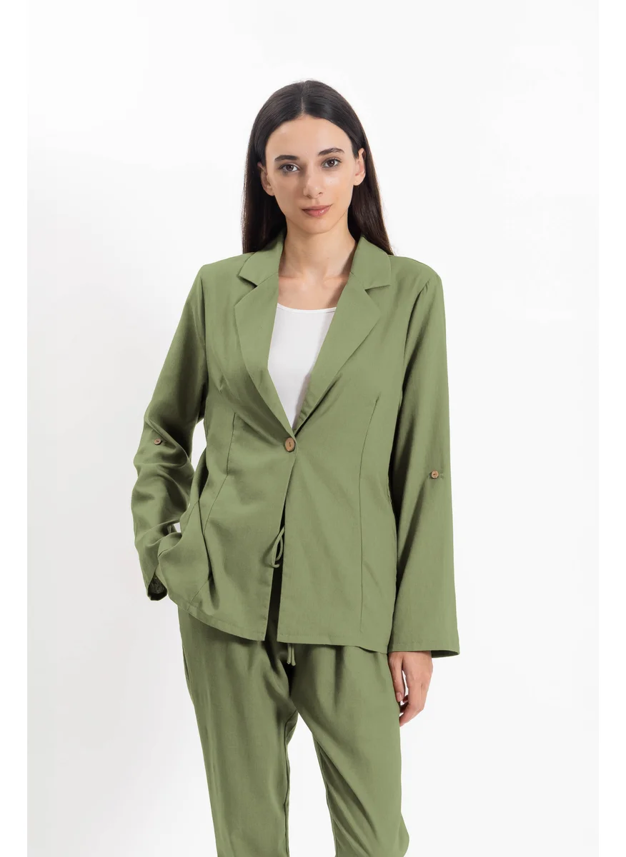 شايبس LINEN BLEND BLAZER SET