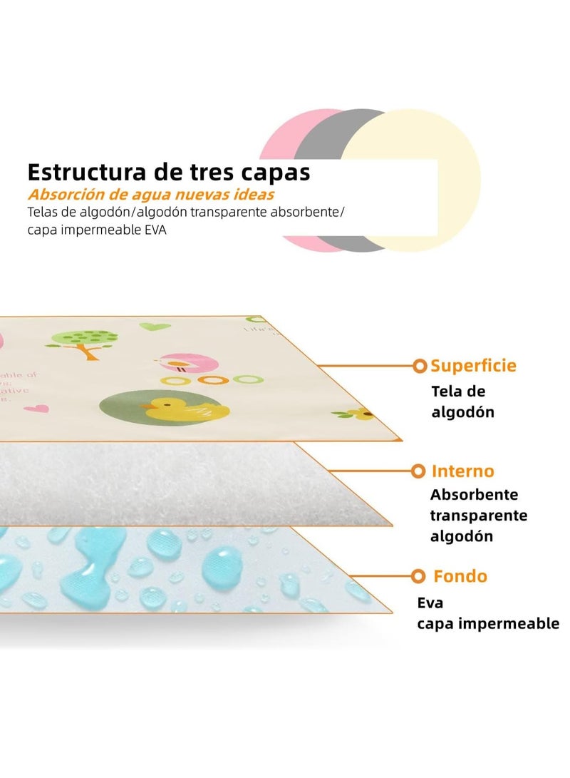 3 baby waterproof diaper pads, foldable waterproof shifter - Image 5