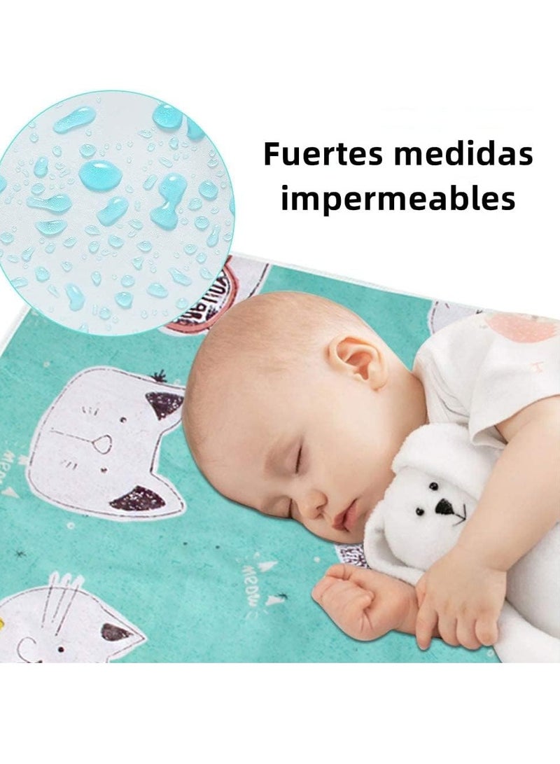 3 baby waterproof diaper pads, foldable waterproof shifter - Image 4