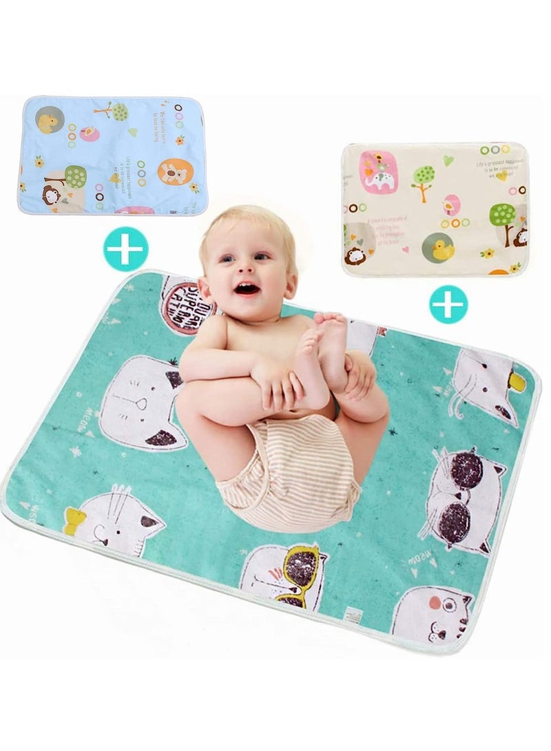 3 baby waterproof diaper pads, foldable waterproof shifter - Image 1