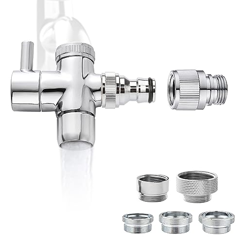 Sneatup Faucet Aerator to Garden Hose Diverter (5 adapters + Quick Connector) - Image 5