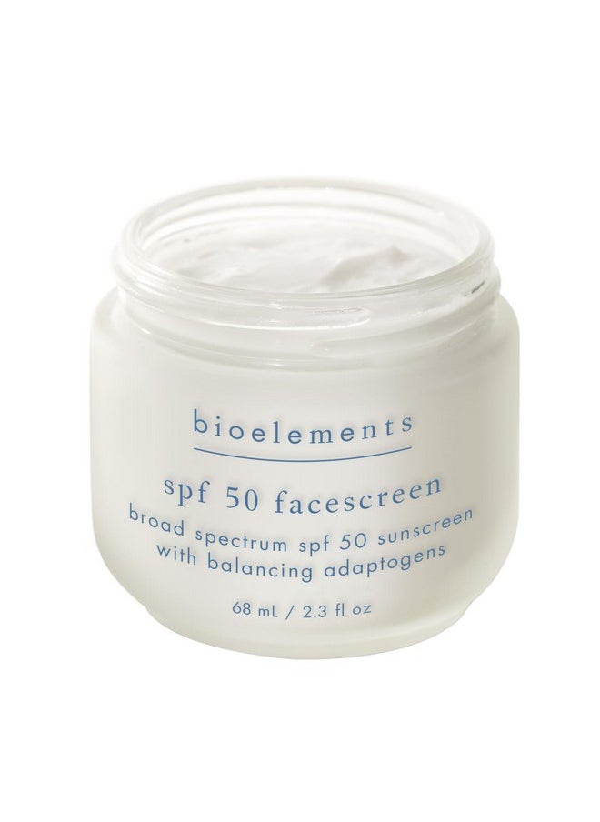 Bioelements Spf 50 Facescreen Broad Spectrum Sunscreen, 2.3 Ounce 