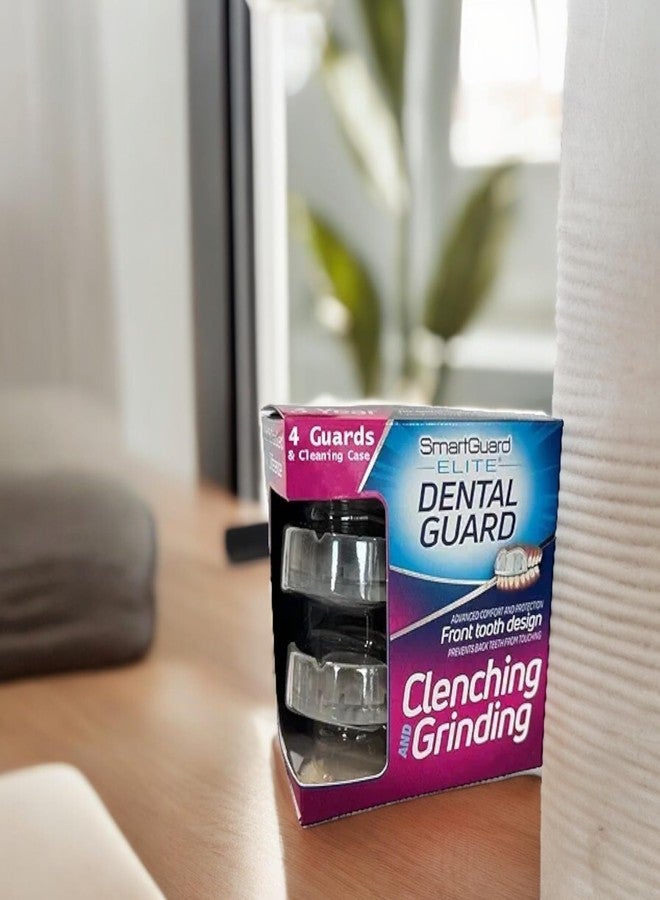 SmartGuard Dental Guard 4 Guards and Cleaning case Front Tooth Custom Anti Teeth Grinding Night Guard for Clenching Dentist Designed Bruxing Splint Mouth Protector for Sleep - Image 3