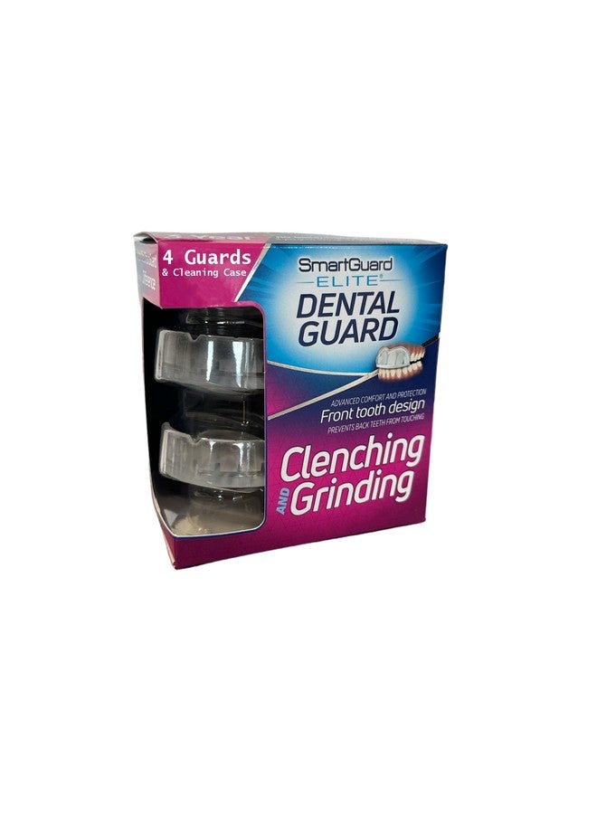 SmartGuard Dental Guard 4 Guards and Cleaning case Front Tooth Custom Anti Teeth Grinding Night Guard for Clenching Dentist Designed Bruxing Splint Mouth Protector for Sleep - Image 1