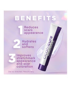 CICATRICURE Cicatricure Face & Body Advanced Scar Gel, Scar Treatment for Old & New Scars, Fades Stretch Marks Away, Surgical Scars, Injuries, Burns and Acne Scar Treatment, For Adults & Kids, 1 oz (28g), 1-Pack  - Image 2
