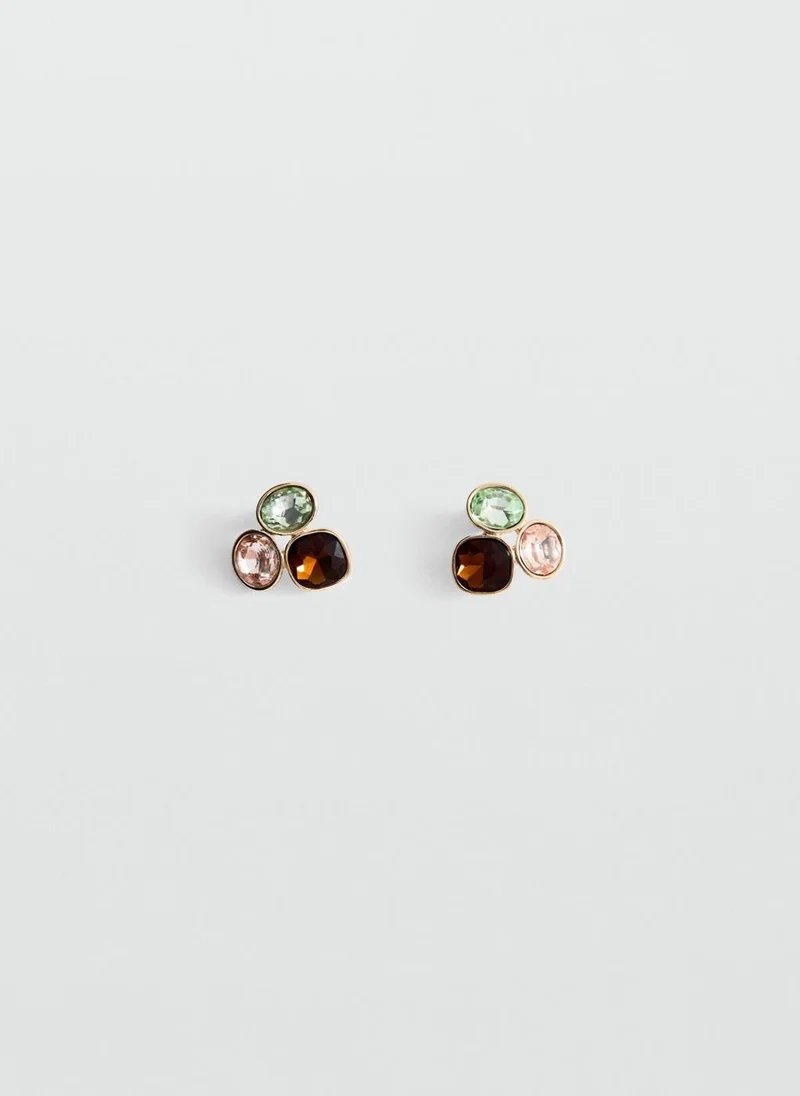 Combined Crystal Earrings