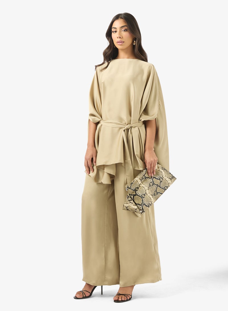 بي سي بي جي بنطلون واسع بخصر عالٍ - Image 2