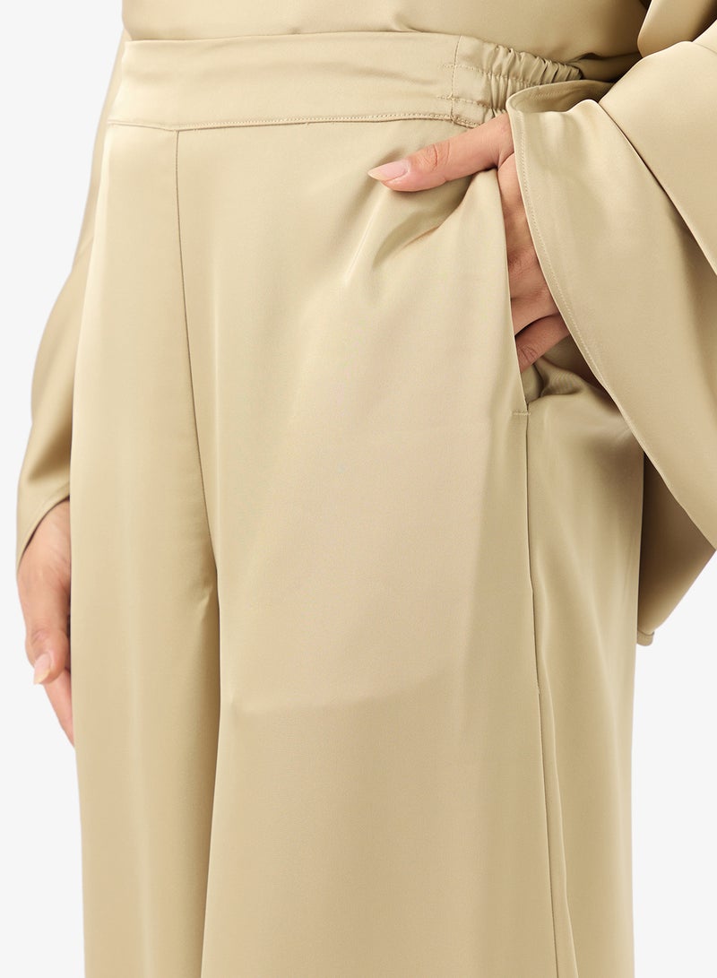 بي سي بي جي بنطلون واسع بخصر عالٍ - Image 4