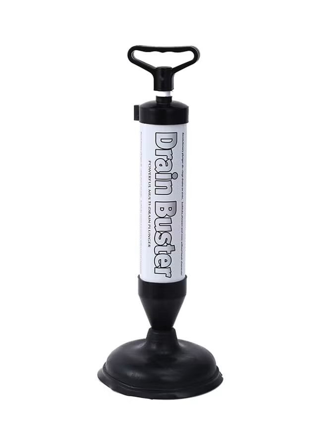 Manual Toilet Plunger Black/White - Image 1
