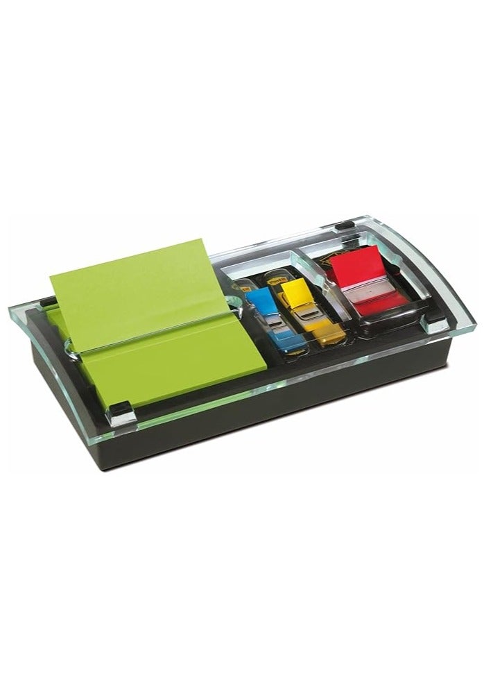 Post It Post-It Pop-Up Note And Flag Dispenser Designer Series Ds-100 (Empty Dispenser). Notes Size 3 X 3 In (76 mm X 76 mm) And Flags 1/2" And 1". 1 Empty Dispenser/Pack - Image 1