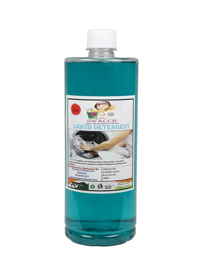 Swacch Liquid Detergent (1 Litre Lemon - Image 1