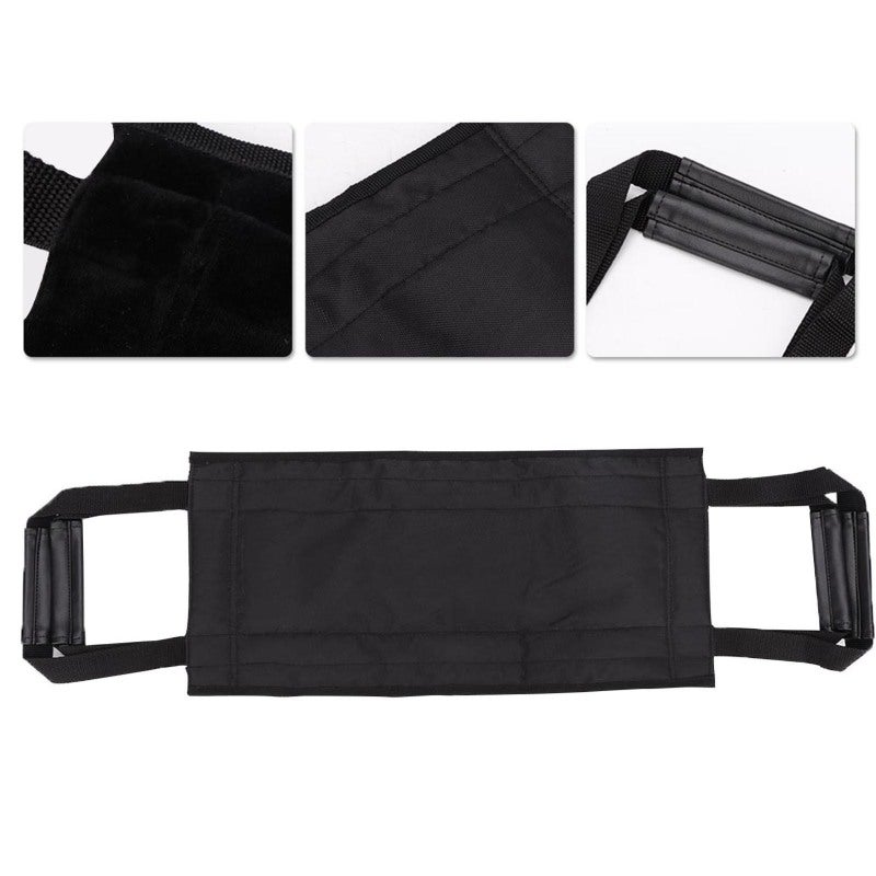 Patient Transfer Belt High-Quality Oxford Material Reinforced Handles - Back-Friendly Design Elderly Transfer Belt for Home Caregivers Bed to Wheelchair Car Transfers - Image 4