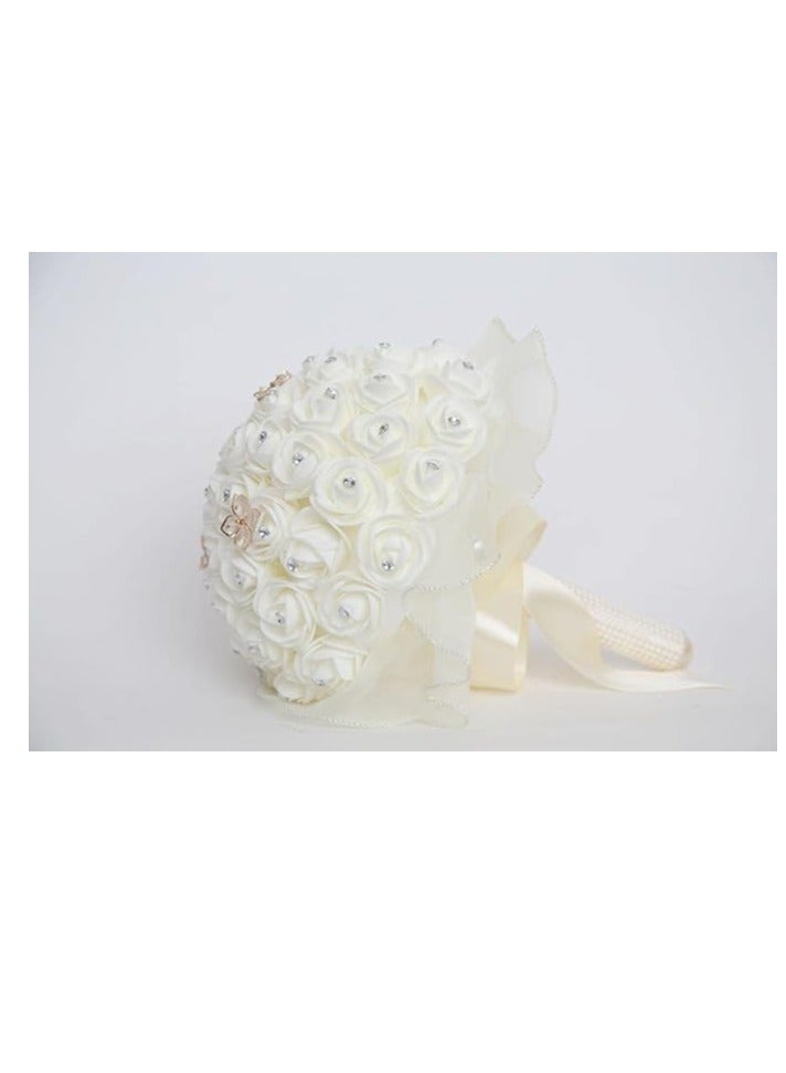 Bridal Roses Bouquet For Wedding And Engagement - Image 1
