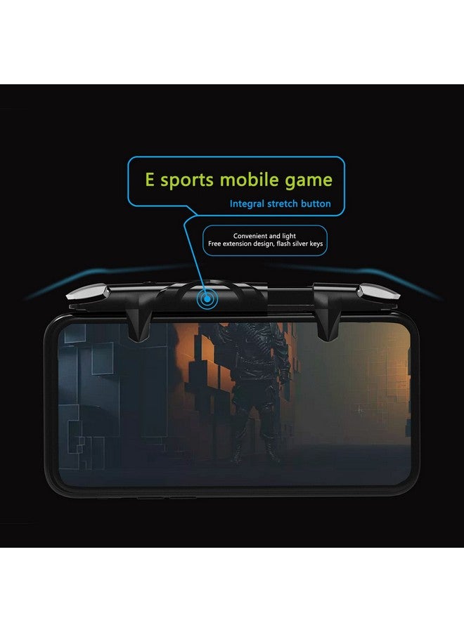 PUSOKEI Mobile Game Controller For Pubg Mobile Controller, Gaming Grip For Pubg Mobile Controller Pubg Mobile Controller Pulse Automatic High Frequency Click 4 Speed Mobile Game Controller For Gamepads  - Image 2