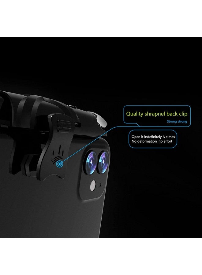 PUSOKEI Mobile Game Controller For Pubg Mobile Controller, Gaming Grip For Pubg Mobile Controller Pubg Mobile Controller Pulse Automatic High Frequency Click 4 Speed Mobile Game Controller For Gamepads  - Image 3