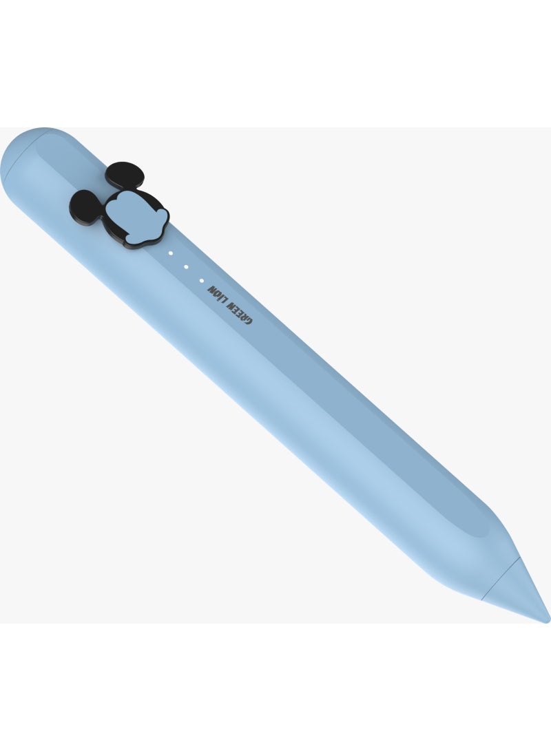 GREEN LION Kids Pro Active Stylus Pen / Advanced Tilt Sensitivity / Battery Level Indicator / Skin-Friendly / Precision Angle Control - Blue - Image 3