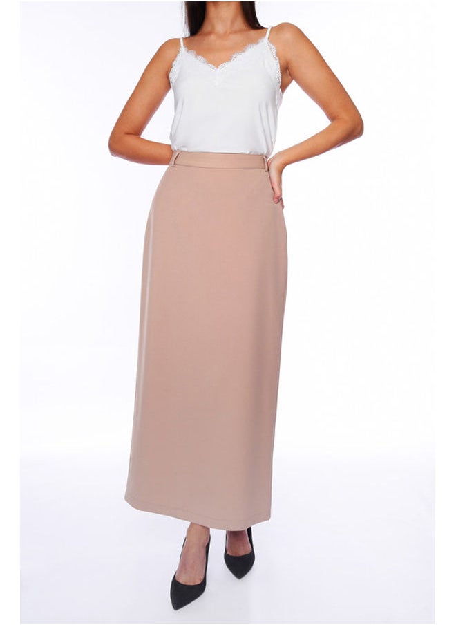 Esla - ESLA Tr  Skirt Beig - Image 1