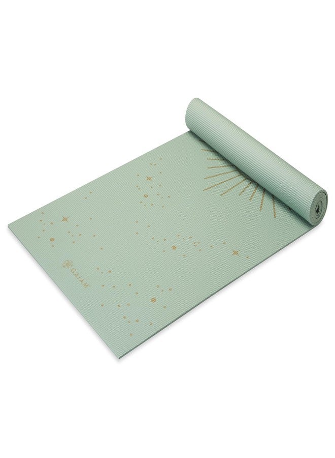Gaiam Yoga Mat - Premium 6mm Print Extra Thick Non Slip Exercise & Fitness Mat for All Types of Yoga, Pilates & Floor Workouts (68"L x 24"W x 6mm Thick) - Image 3