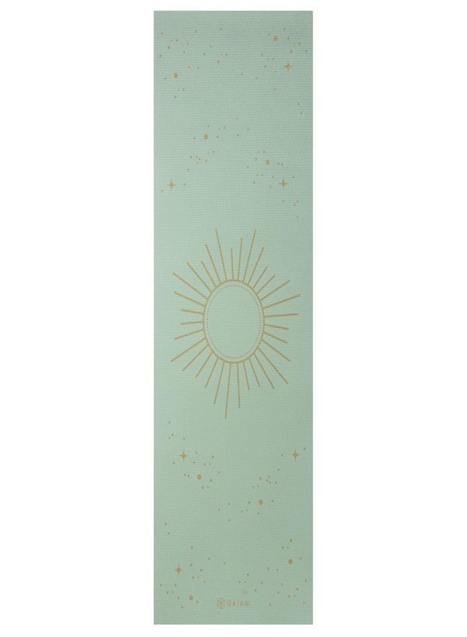 Gaiam Yoga Mat - Premium 6mm Print Extra Thick Non Slip Exercise & Fitness Mat for All Types of Yoga, Pilates & Floor Workouts (68"L x 24"W x 6mm Thick) - Image 2