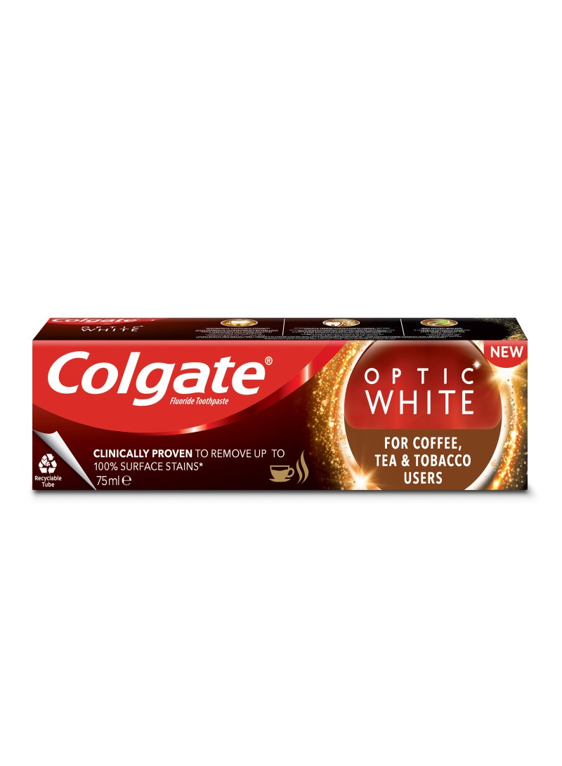 Colgate Toothpaste Tea Buy Colgate Optic White Coffee Tea And Tobacco Stains Toothpaste Online ...