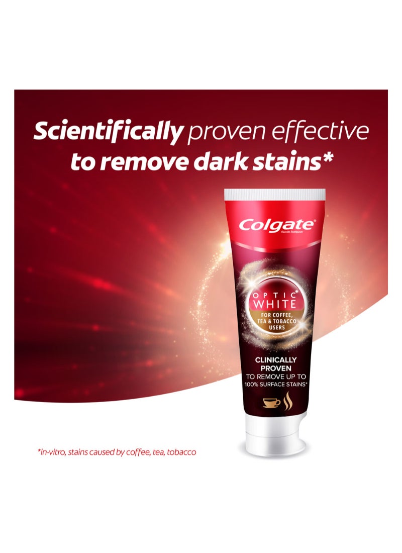 Colgate Toothpaste Tea Buy Colgate Optic White Coffee Tea And Tobacco Stains Toothpaste Online ...