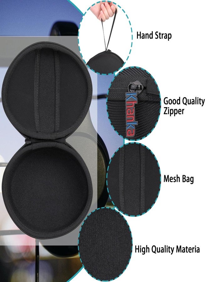 khanka Hard Carrying Case Replacement for Pioneer DJ CUE1/HDJ-CUE1-BT Bluetooth On-Ear DJ Headphones,Case Only. - Image 3