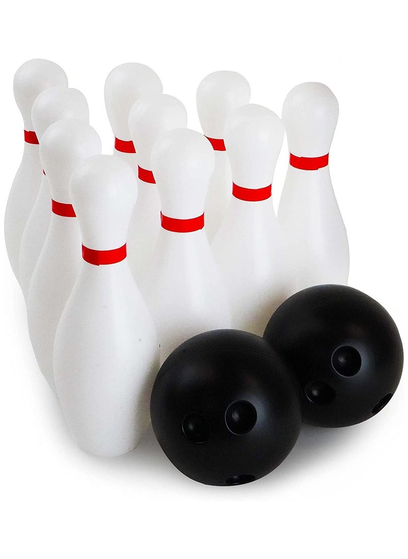 LIMOS Kids Bowling Set 12 Piece Lawn Bowling Games Set Portable Indoor or Outdoor Bowling Game  - Image 5