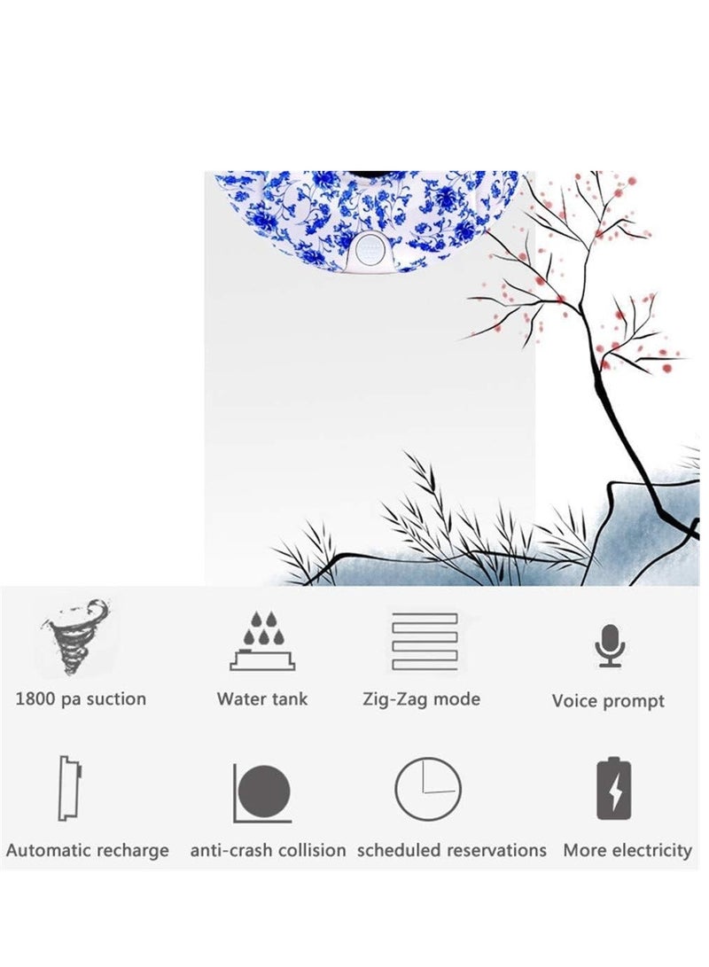 INTELLIGENT Cleaner Automatic Robot Vacuum Programmable Cleaner Robotic Auto Home for Clean Carpet Hardwood Floor Self Activation and Charge Dock