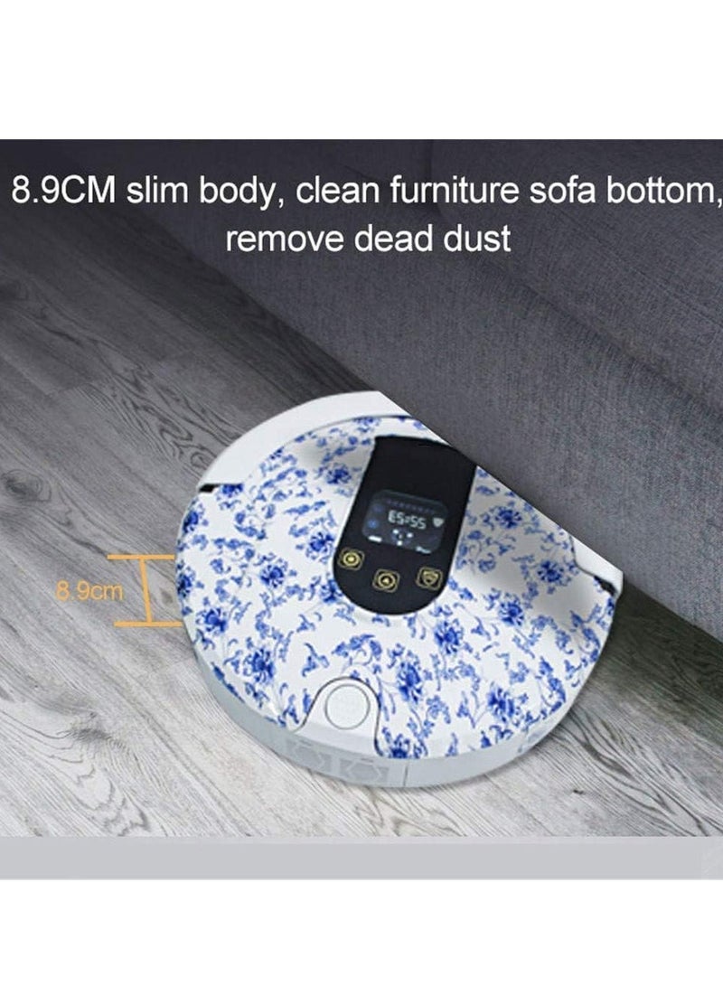 INTELLIGENT Cleaner Automatic Robot Vacuum Programmable Cleaner Robotic Auto Home for Clean Carpet Hardwood Floor Self Activation and Charge Dock
