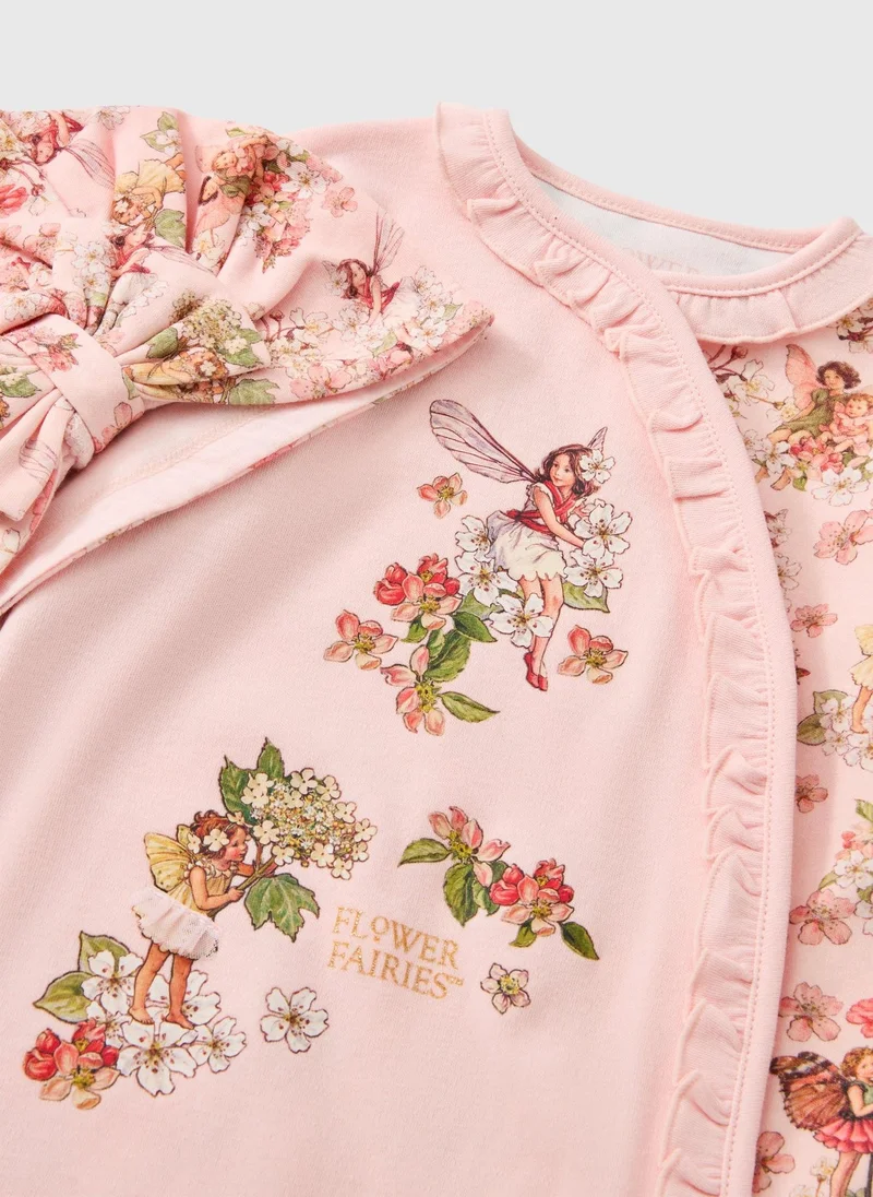Matalan Baby Flower Fairies Sleepsuit & Hat Bundle