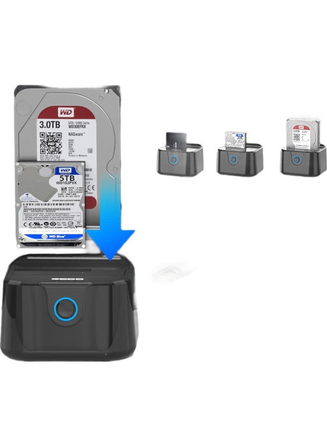 Godo حاوية SSD ميكانيكية من جودو، خارجية 2.5/3.5 بوصة، USB3.0، واحدة، لأجهزة اللابتوب والكمبيوتر المكتبي، حاوية محرك أقراص صلبة خارجية محمولة، عالمية - Image 2