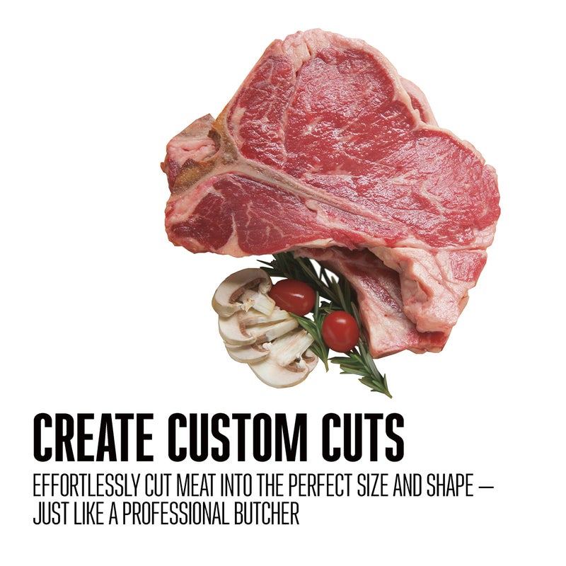 Weston Butcher Meat and Bone Saw with 22 Inch Stainless Steel Serrated Blade with Quick Release Handle (47-2201) - Image 4