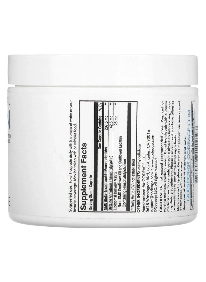 Codeage Liposomal NMN, 30 Capsules  - Image 2