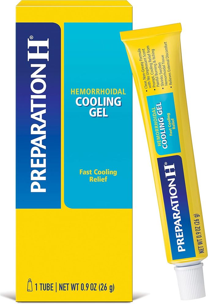 Preparation H Hemorrhoid Cooling Gel with Aloe for Fast Discomfort Relief 0.9 Oz Tube - Image 2